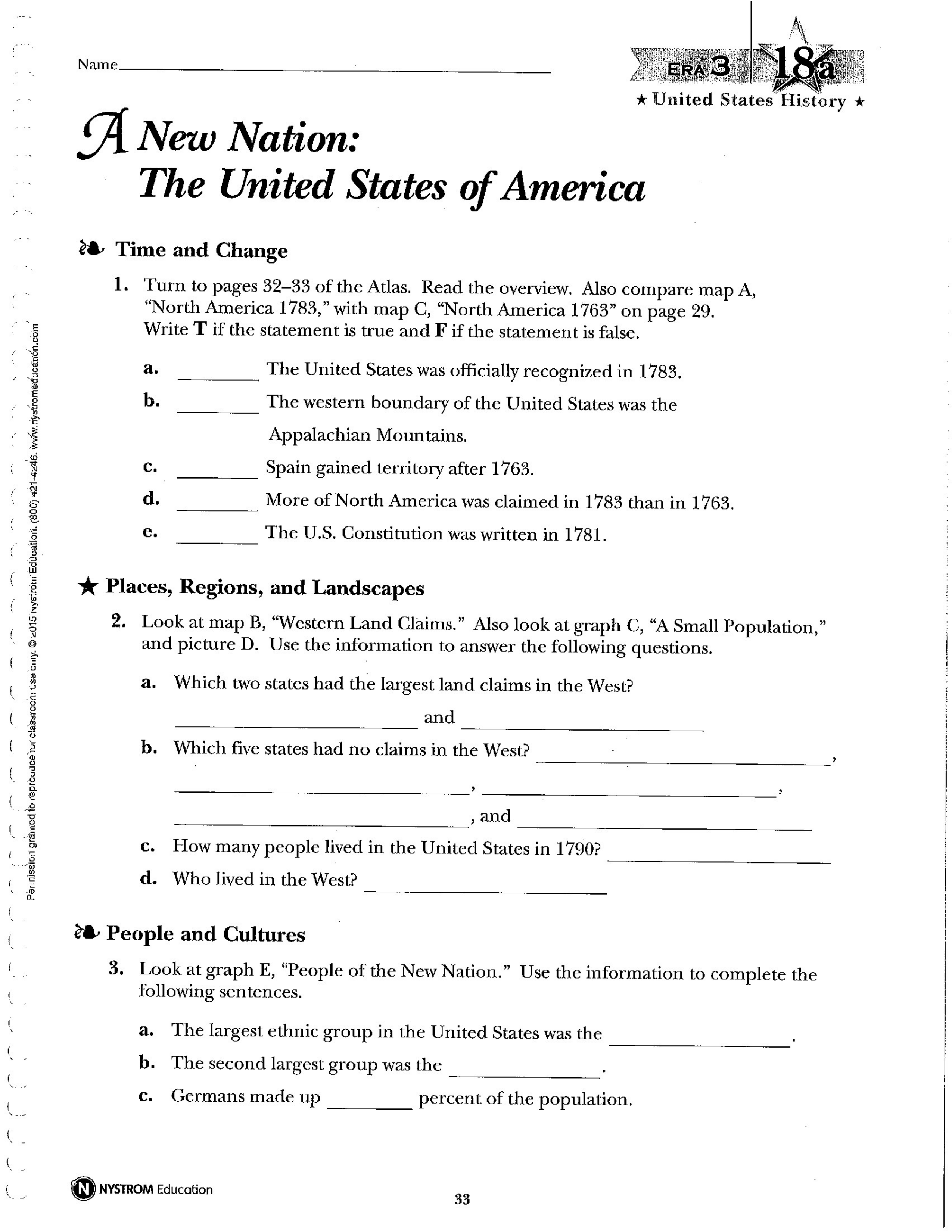 NAUSH 18 A New Nation: The United States of America - Amy Gilstrap |  Library | Formative