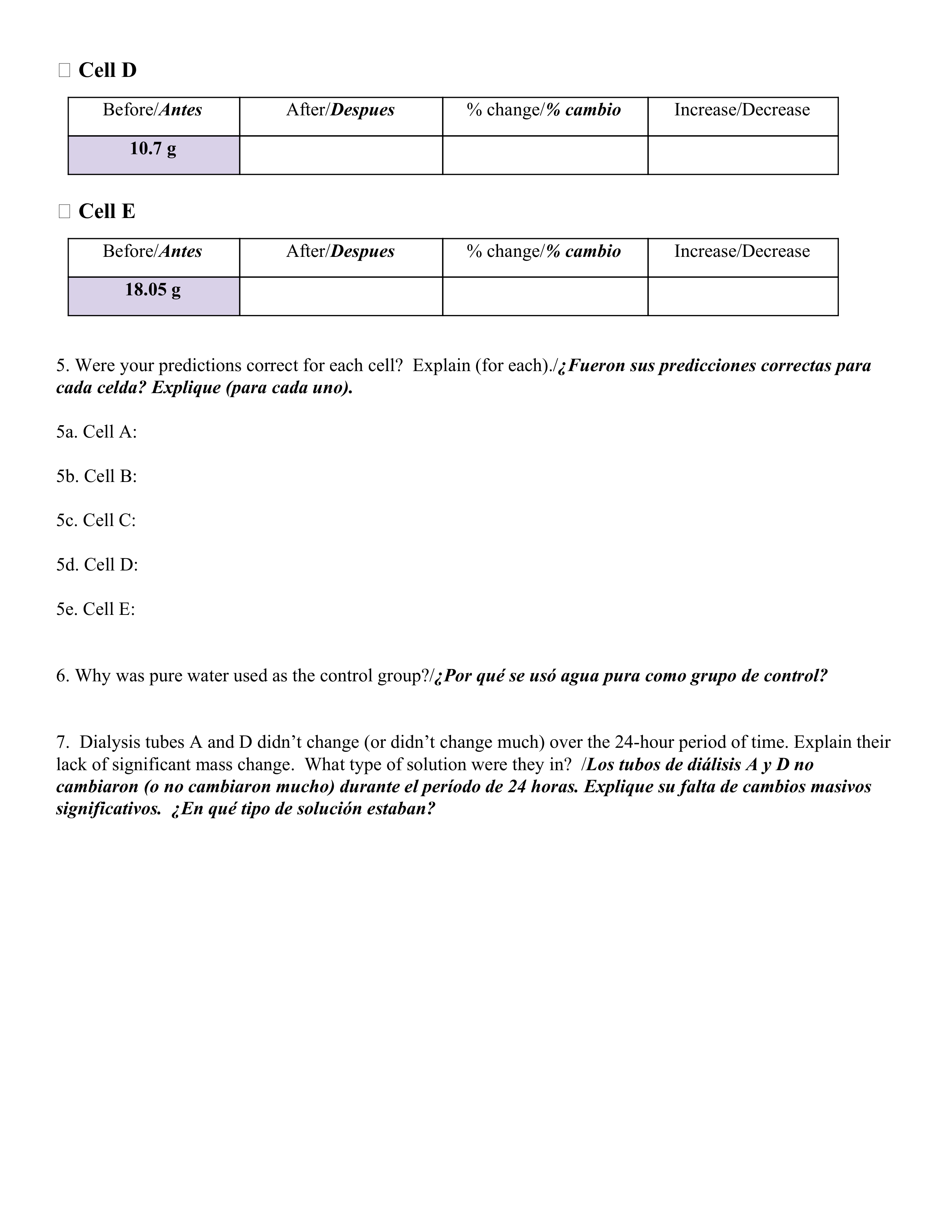 Day 3: Diffusion & Cell Homeostasis VIRTUAL LAB - LILLIAN LUGO |Library