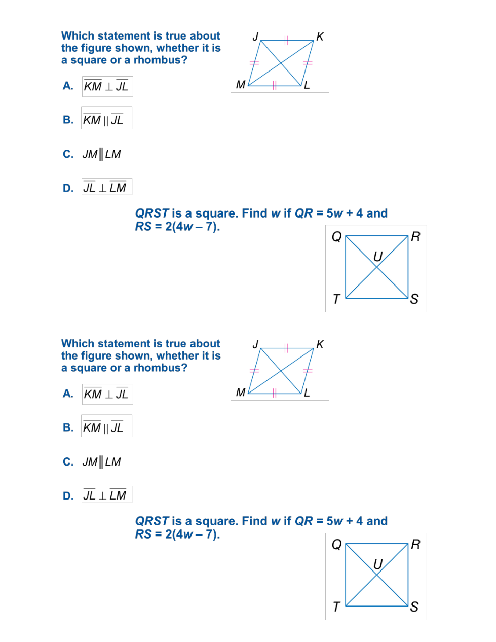 66 Properties of Trapezoids & Kites Larry Mooney Library Formative