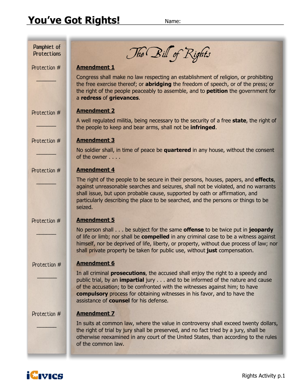 You've Got Rights! Tina Reckamp Library Formative