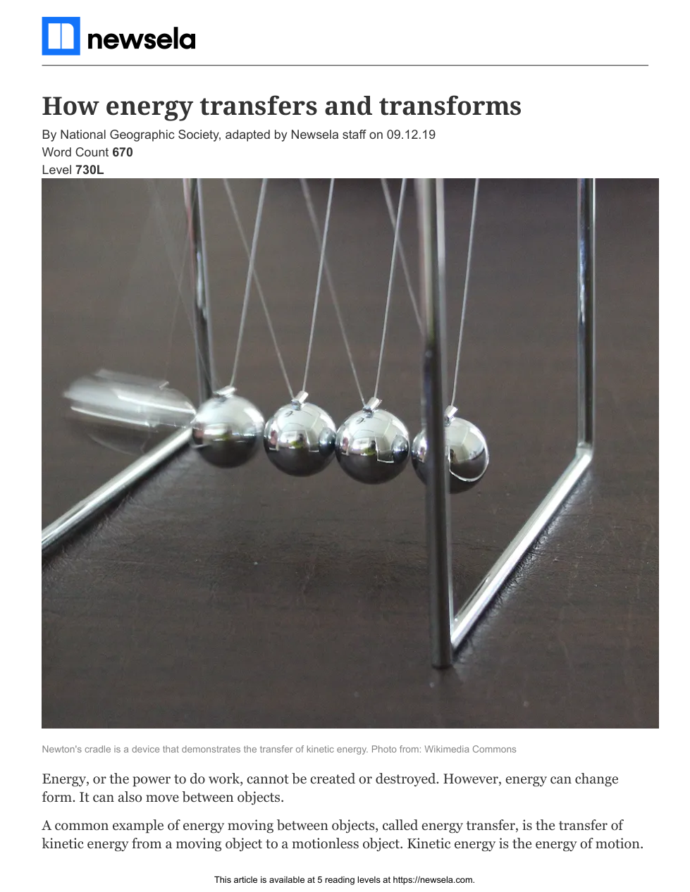 How Energy Transfers and Transforms - Tori Prestel | Library 