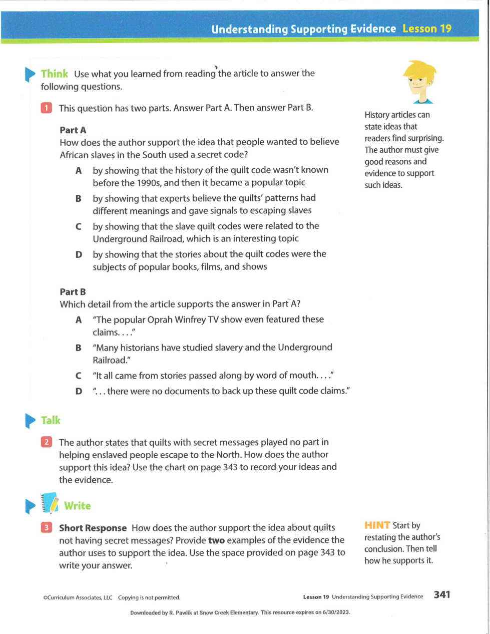 The Slave Quilt Code Rhonda Pawlik Library Formative