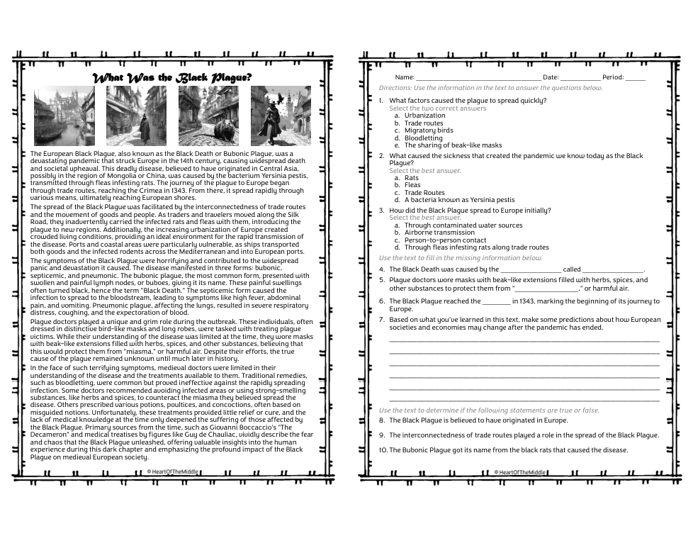 What Was the Black Plague?