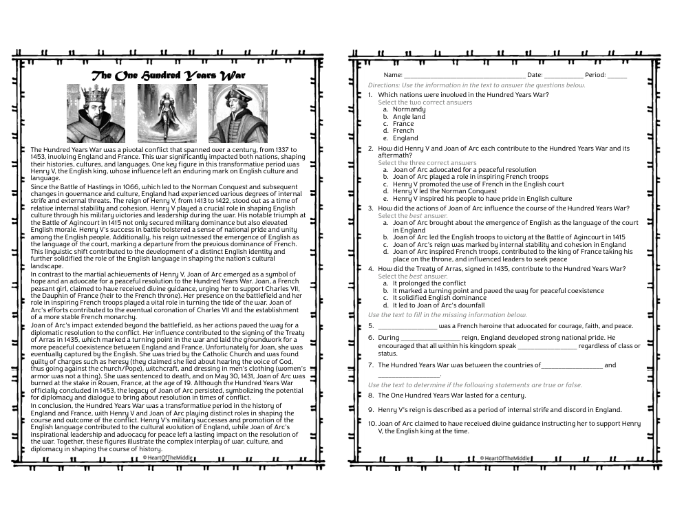 The One Hundred Years War