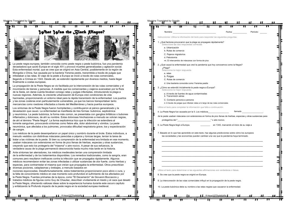 What Was the Black Plague?