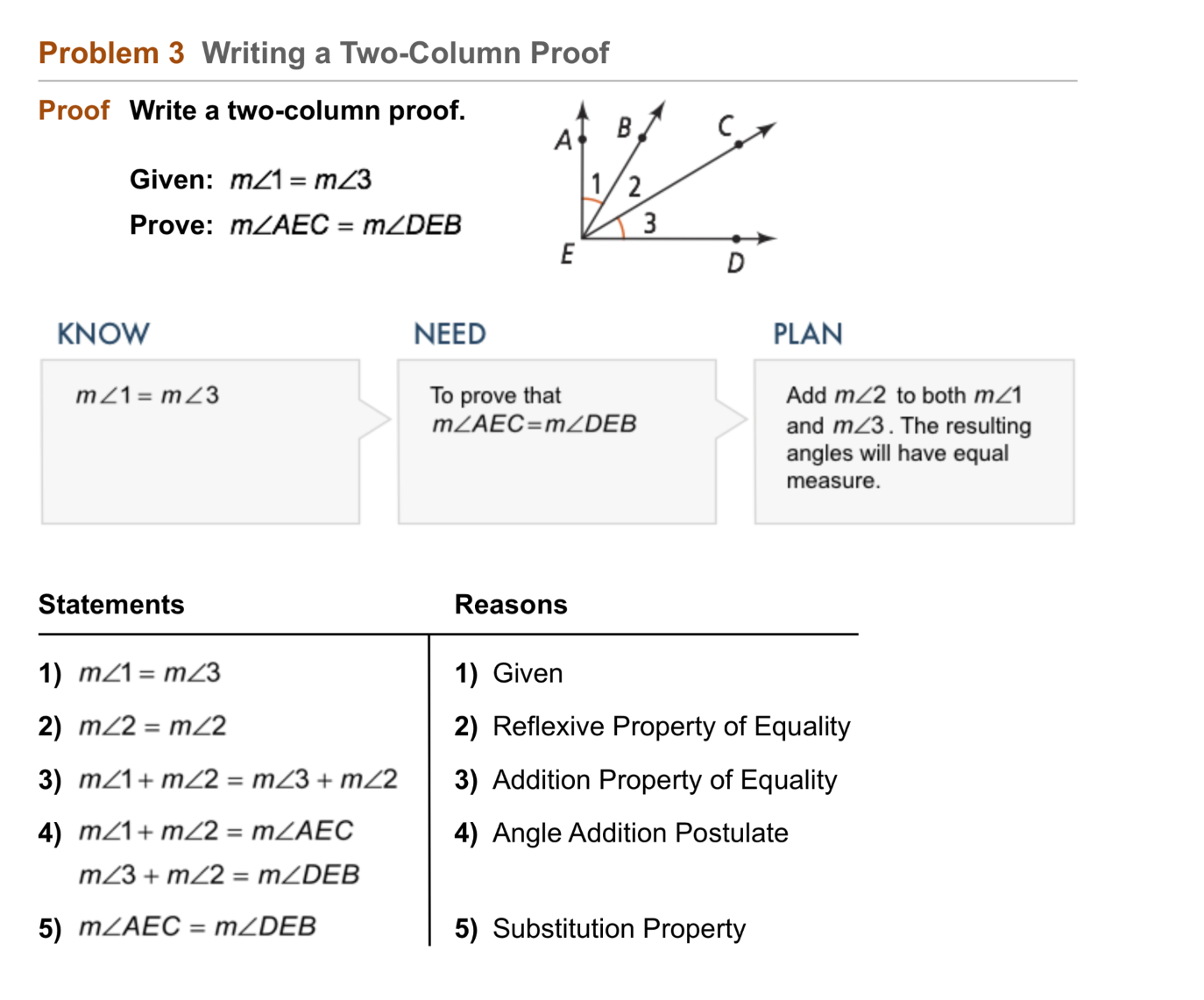 Geometry 2 5 Complete Lesson Reasoning In Algebra And Geometry Matt