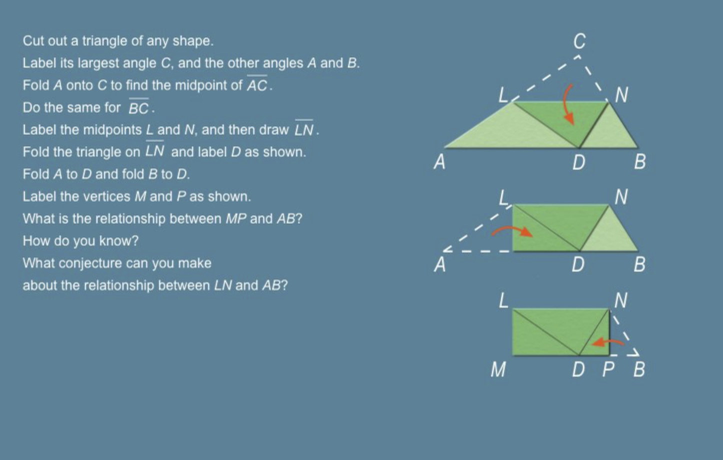 Geometry 5 1 Complete Lesson Midsegments Of Triangles Matt Richardson Library Formative 4891